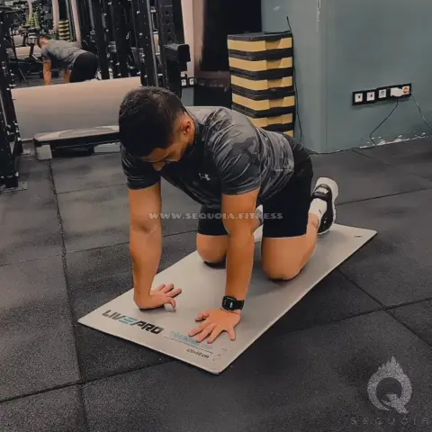 Kneeling Wrist Stretch (palms up finger facing knee)